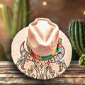 Free Spirit Hand Burned Rancher Hat