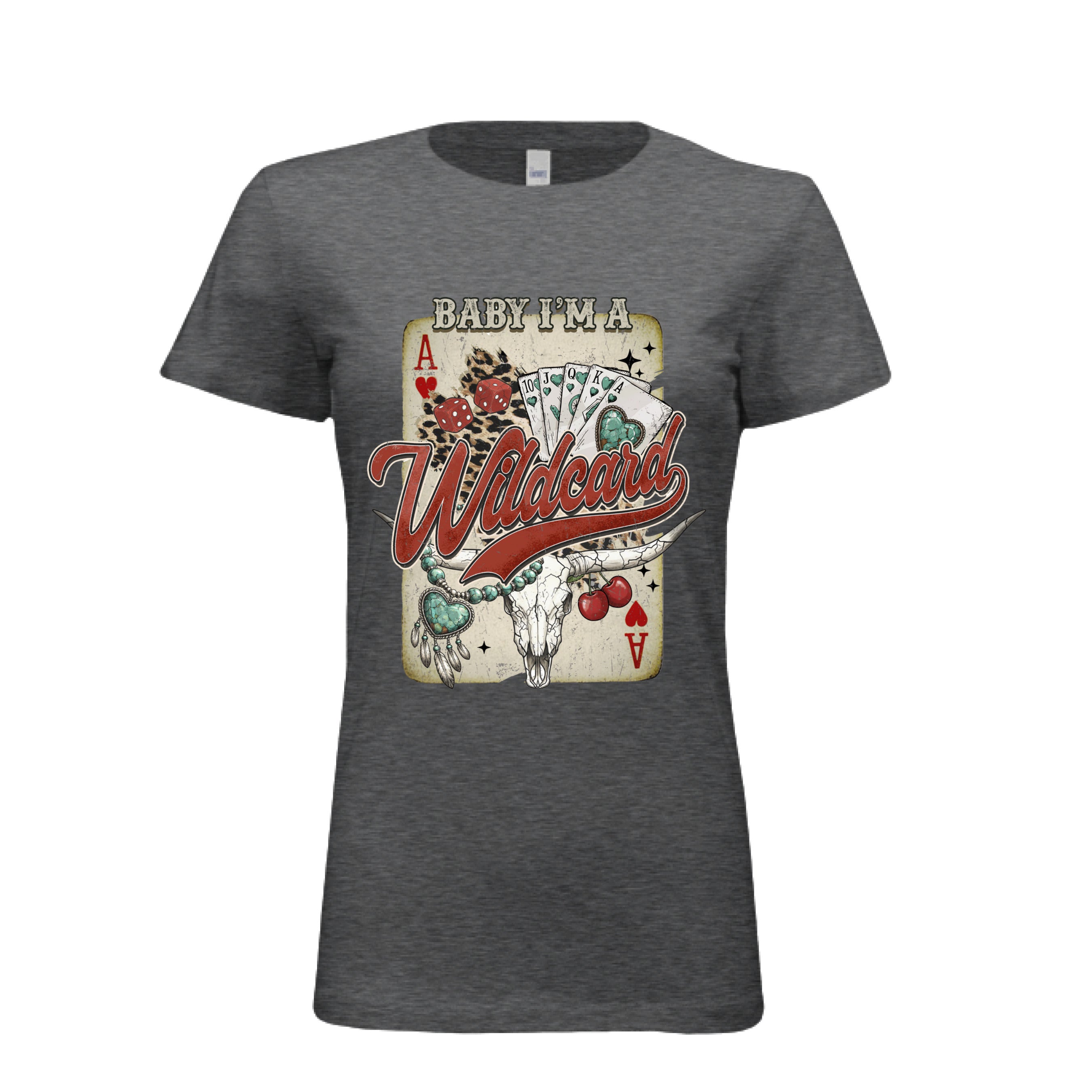 DRK GREY HEATHER - FRONT