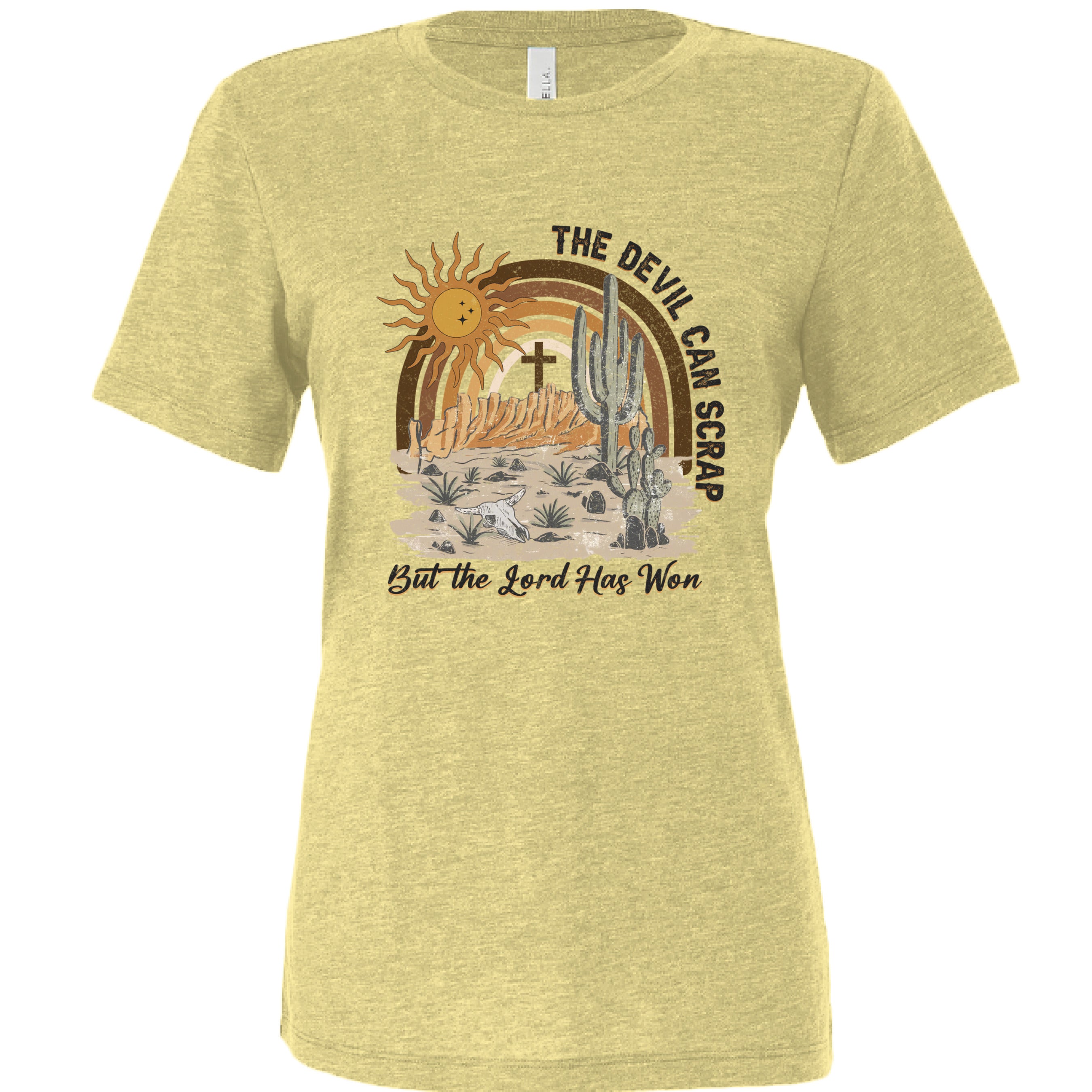 Pale Yellow Triblend - FRONT