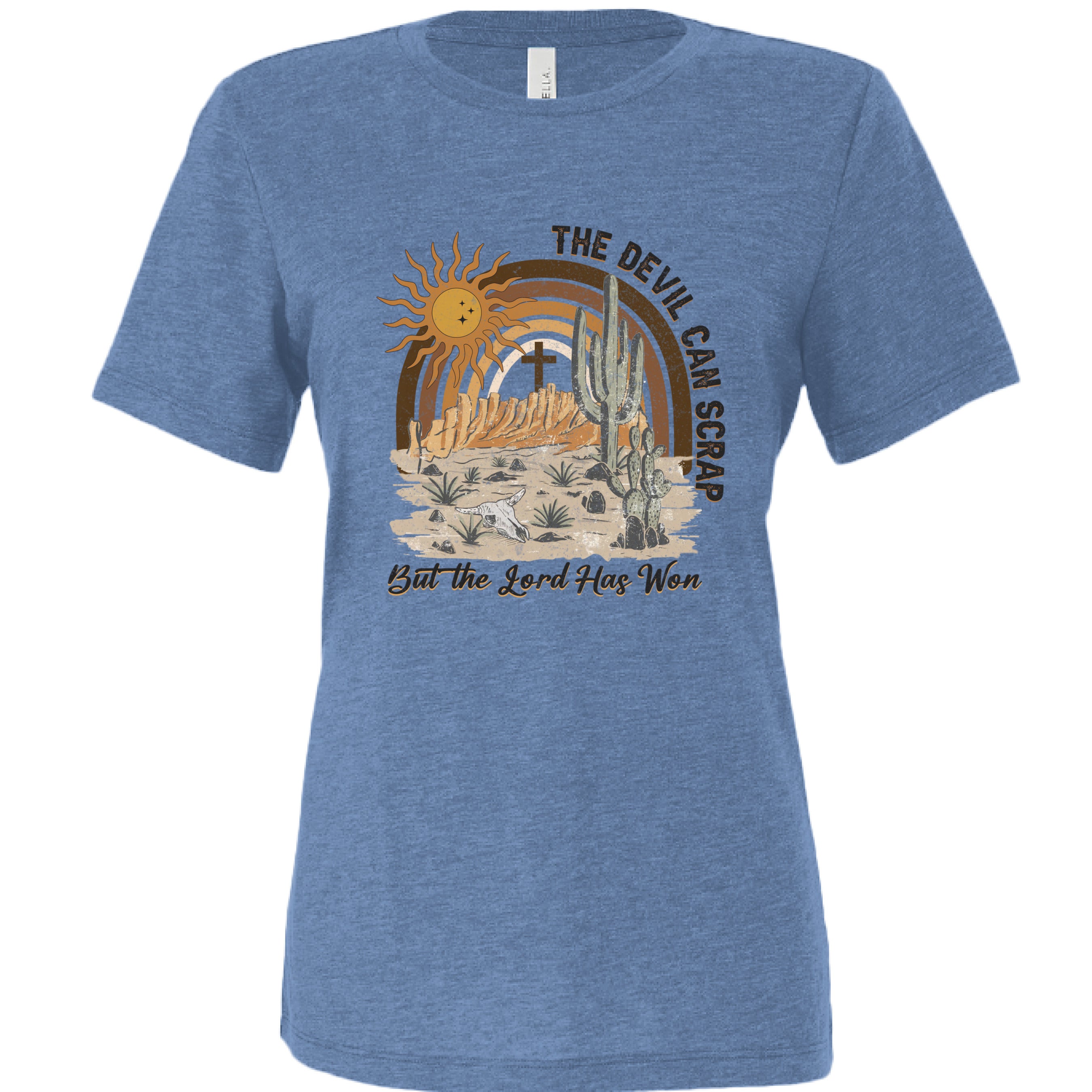 Blue Triblend - FRONT