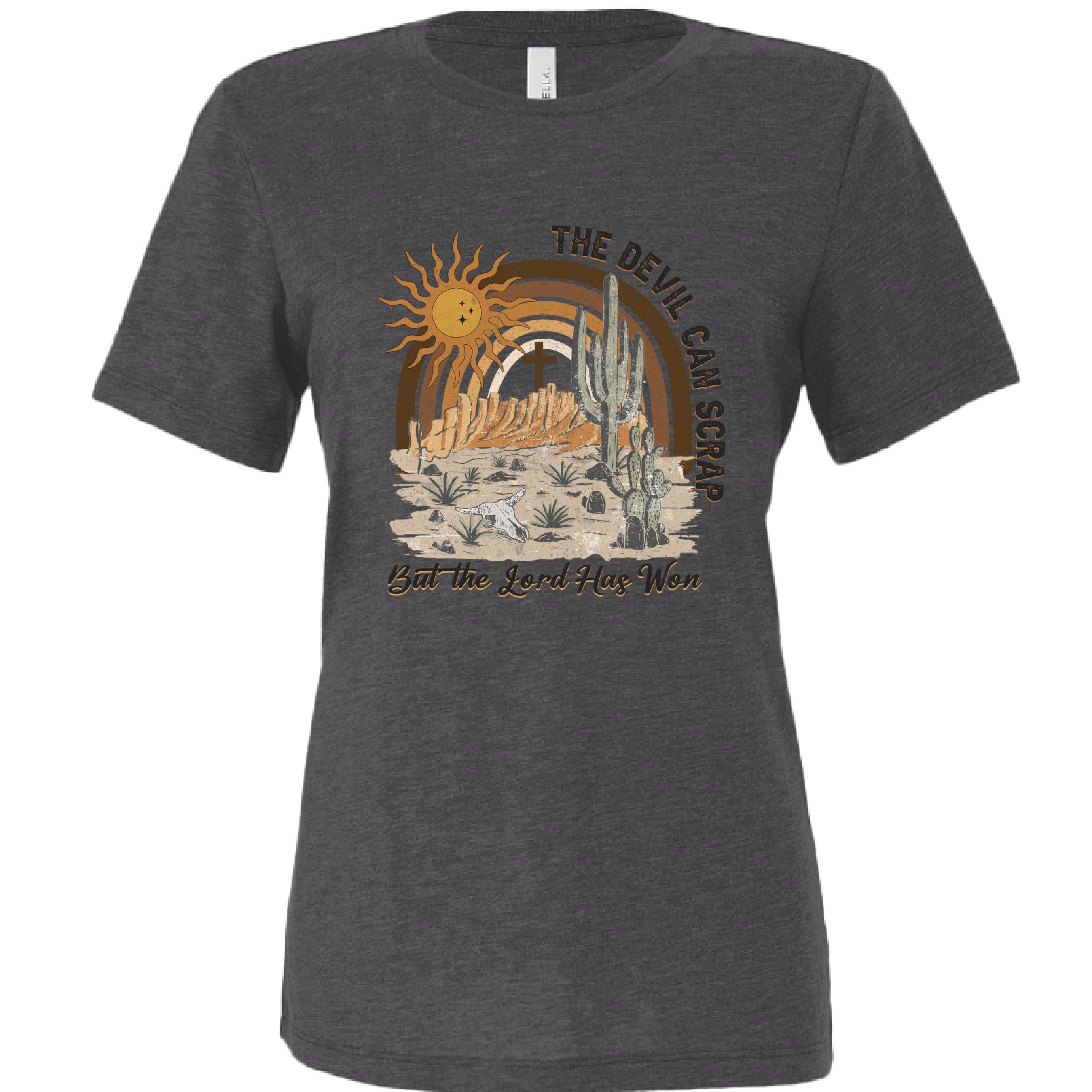 Solid Dark Grey Triblend - FRONT