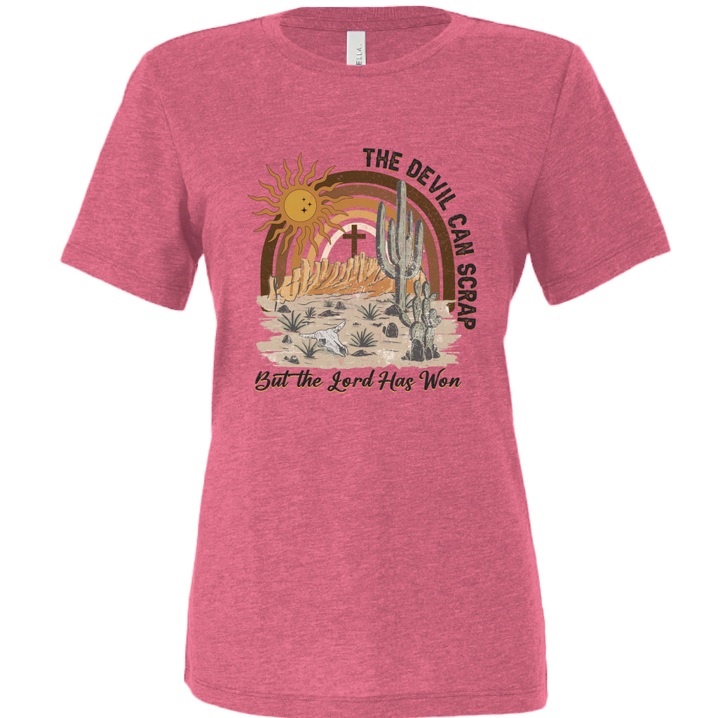 Char Pink Triblend - FRONT