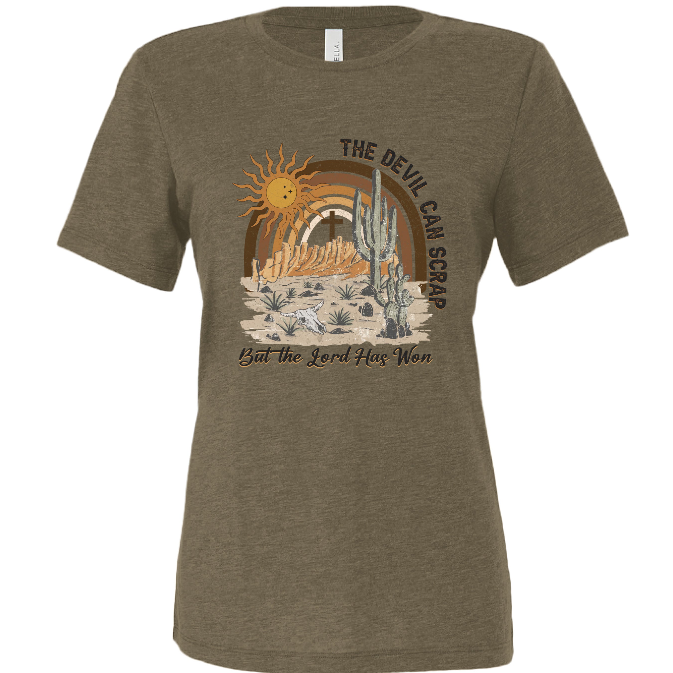 OLIVE TRIBLEND - FRONT