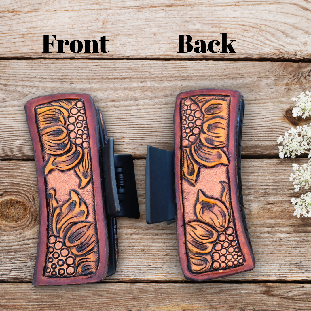 Hair Claw - Sunflowers