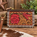 Rambling Rose - Card/Coin Wallet Wristlet