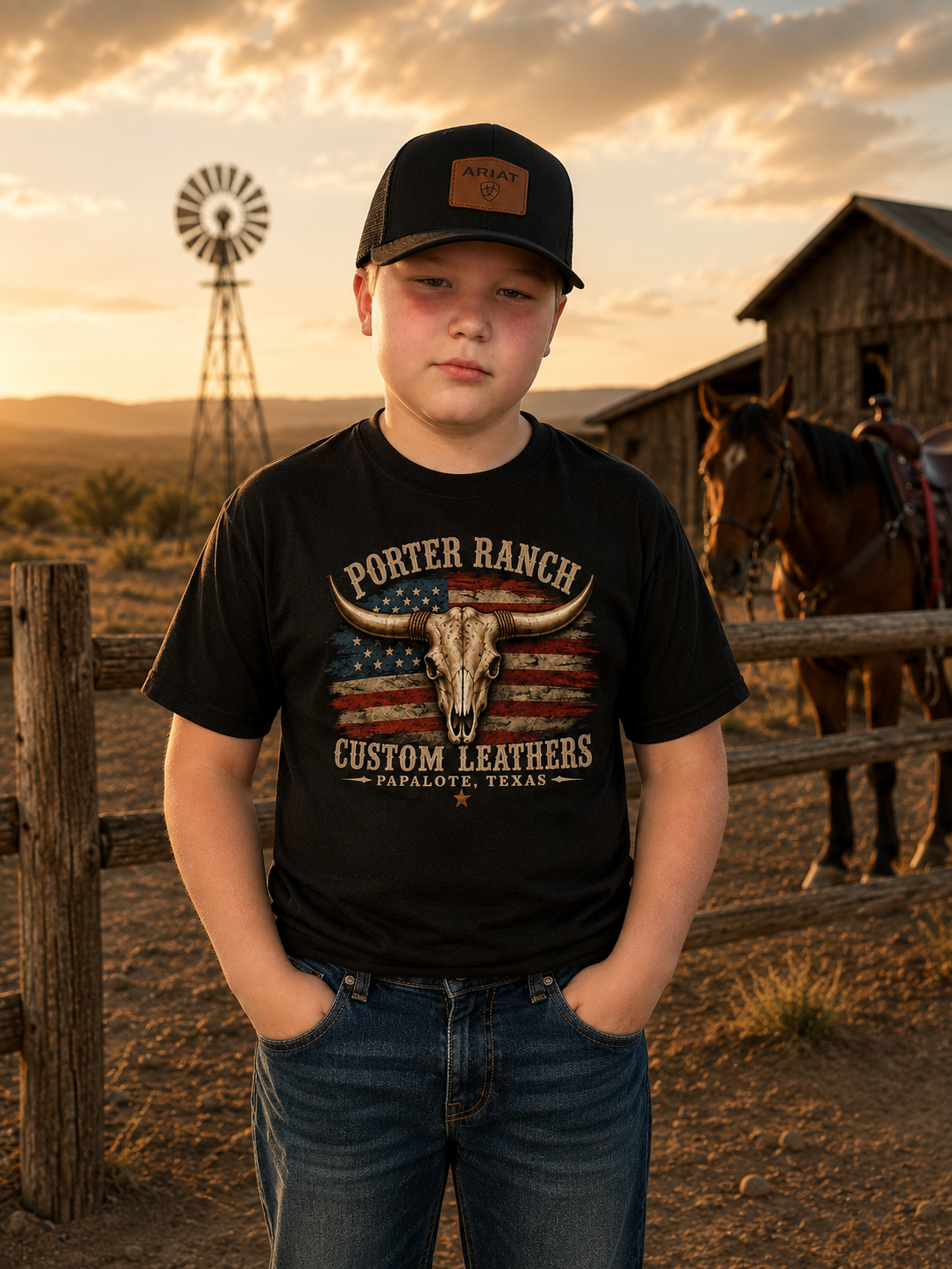Porter Ranch - American Pride    (Youth/Dri-Fit)